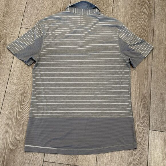 Lululemon Evolution Polo Shirt Mens Medium Performance Golf Casual Preppy - Picture 6 of 8